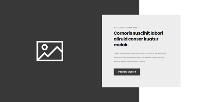 Construction-Themed Divi Hero Section with Split Layout
